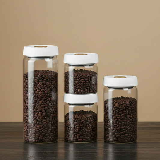 Kaffe Stay-Fresh Bean Jars