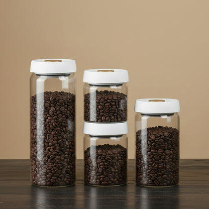 Kaffe Stay-Fresh Bean Jars