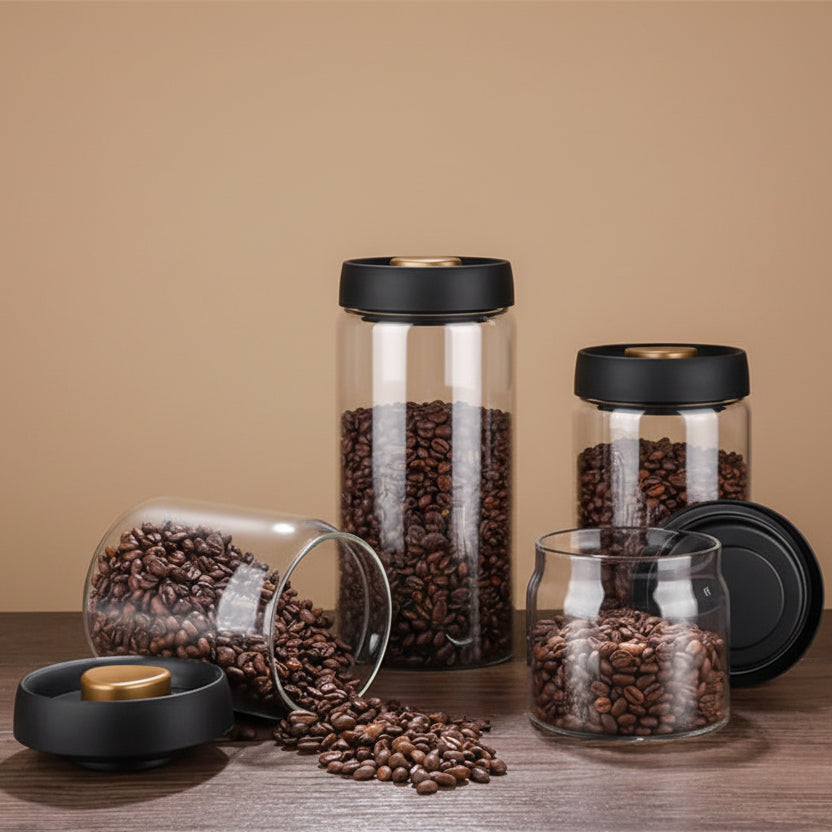 Kaffe Stay-Fresh Bean Jars