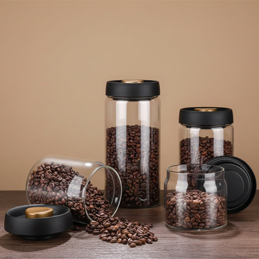 Kaffe Stay-Fresh Bean Jars